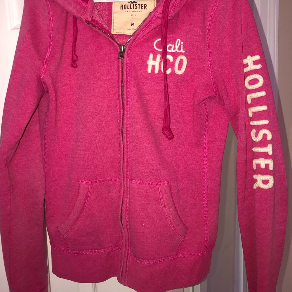 Hollister zip up jacket!